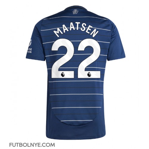 Camiseta Aston Villa Ian Maatsen #22 Tercera Equipación 2024-25 manga corta